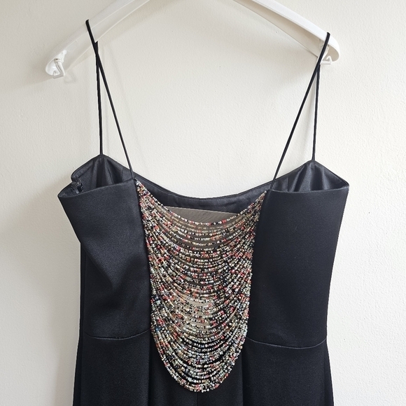 New Galvan London Spaghetti Strap Beaded Jumpsuit NWT Size 8 US - Picture 8 of 13